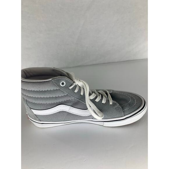 Vans SK8-Hi Gray High-Top Sneakers Size 7.5 Men - Picture 7 of 13